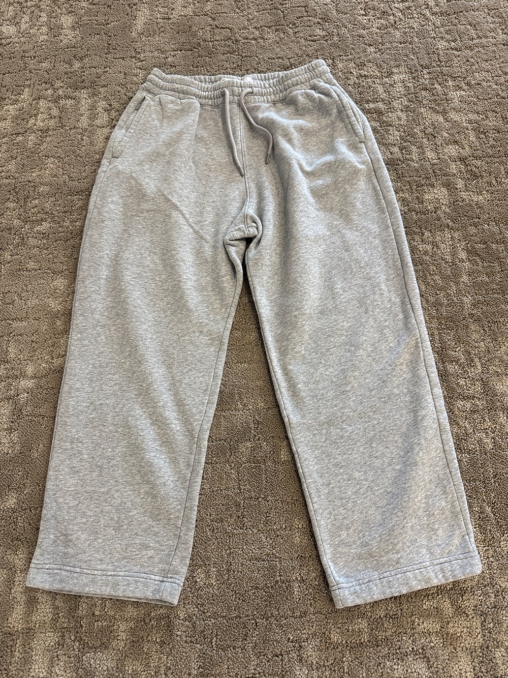 Hollister Baggy Bootcut Gray Pull-On Sweatpants - Comfortable Everyday Bottoms